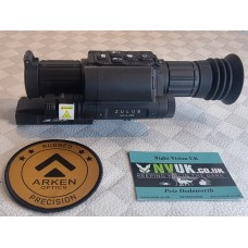 Arken Optics Zulus HD 5-20X Digital Night Vision Scope With Laser Rangefinder And Ballistic Calculator.
